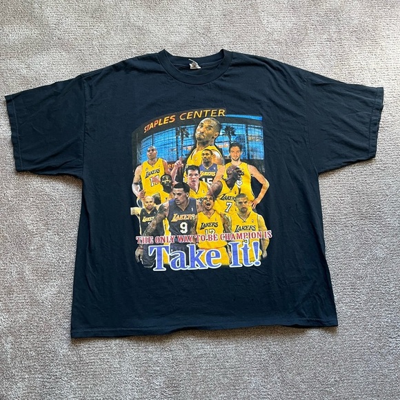 American Vintage Other - VTG ‘11 Los Angeles Lakers Black Playoff Tee